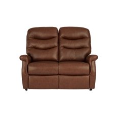 Hollingwell Split Fixed 2 Seater Sofa in Leather