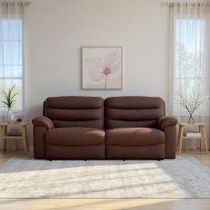 La Z Boy Clark 3 Seater Sofa In Leather