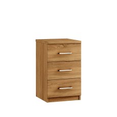 Modena 3 Drawer Bedside