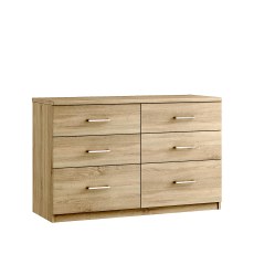 Modena 6 Drawer Twin Chest