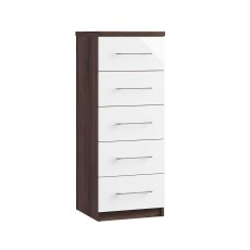 Catania 5 Drawer Narrow Chest