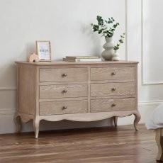 Camilla 6 Drawer Wide Chest Camilla 6 Drawer Wide Chest