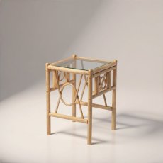Bali Lamp Table & Glass Bali Lamp Table & Glass