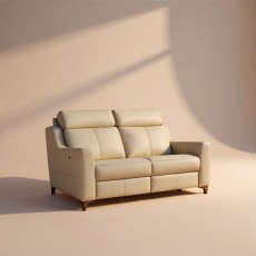 Alina Large 2 Seater Sofa In Leather Alina Large 2 Seater Sofa In Leather