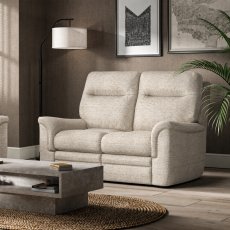 Hudson Fabric 2 Seater Sofa