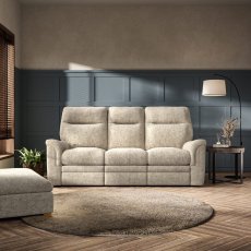 Hudson Fabric 3 Seater Sofa