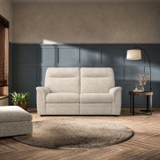 Hudson Fabric Large 2 Seater Sofa