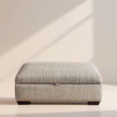 Large Storage Footstool in Fabric Large Storage Footstool in Fabric