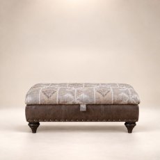 Arizona Legged Ottoman Fabric Arizona Legged Ottoman Fabric