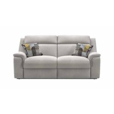 Furnico Lotus 3 Seater Static Sofa in Leather