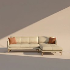 Ercol Aosta Medium Chaise In Leather Ercol Aosta Medium Chaise In Leather