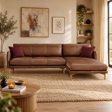 Ercol Aosta Medium Chaise In Leather Ercol Aosta Medium Chaise In Leather