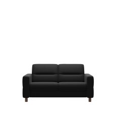 Stressless Fiona 2 Seater Sofa with Upholstered Arms in Leather