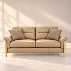 Ercol Clara Medium Sofa In Leather Ercol Clara Medium Sofa In Leather