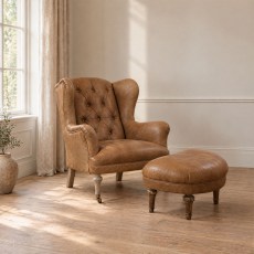 Ellington Stool in Leather Ellington Stool in Leather