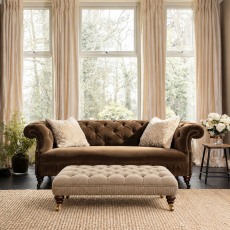 Melrose Rectangular Buttoned Footstool Melrose Rectangular Buttoned Footstool