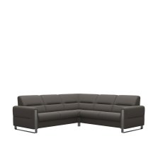 Stressless Fiona Corner Group, 2 Seats LHF, 2 Seats RHF, with Steel Arms in Leather Stressless Fiona Corner Group, 2 Seats LHF, 2 Seats RHF, with Steel Arms in Leather
