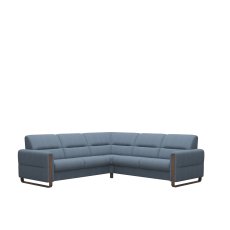 Stressless Fiona Corner Group, 2 Seats LHF, 2 Seats RHF, with Wood Arms in Fabric Stressless Fiona Corner Group, 2 Seats LHF, 2 Seats RHF, with Wood Arms in Fabric