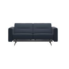 Stella 2 Seater Sofa with Upholstered Arms in Leather Stella 2 Seater Sofa with Upholstered Arms in Leather