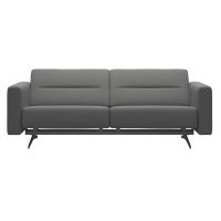Stella 2.5 Seater Sofa with Upholstered Arms in Leather