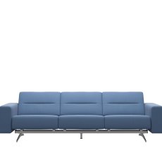 Stressless Stella 3 Seater Sofa with Upholstered Arms in Leather Stressless Stella 3 Seater Sofa with Upholstered Arms in Leather