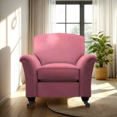 Devonshire Armchair with Powered Footrest in Leather