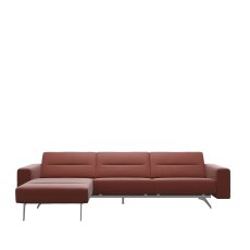 Stressless Stella 2.5 Seater with Large Longseat LHF, with Upholstered Arms in Leather Stressless Stella 2.5 Seater with Large Longseat LHF, with Upholstered Arms in Leather