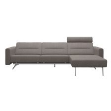 Stella 2.5 Seater with Large Longseat RHF, with Upholstered Arms in Fabric