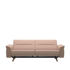 Stressless Stella 2.5 Seater Sofa with Wood Arms in Fabric Stressless Stella 2.5 Seater Sofa with Wood Arms in Fabric