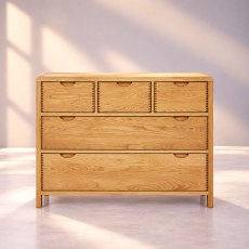 Ercol Bosco 5 Drawer Wide Chest