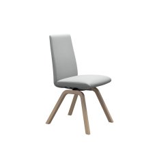 Stressless Laurel Medium Low Back Dining Chair with D200 Legs in Leather Stressless Laurel Medium Low Back Dining Chair with D200 Legs in Leather