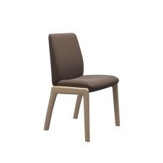 Stressless Laurel Large Low Back Dining Chair with D100 Legs in Leather Stressless Laurel Large Low Back Dining Chair with D100 Legs in Leather