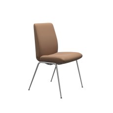 Stressless Laurel Large Low Back Dining Chair with D300 Legs in Leather Stressless Laurel Large Low Back Dining Chair with D300 Legs in Leather