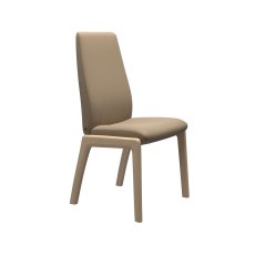Stressless Laurel Large High Back Dining Chair with D100 Legs in Leather Stressless Laurel Large High Back Dining Chair with D100 Legs in Leather