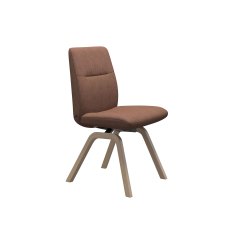 Stressless Mint Low Back Dining Chair with D200 Legs in Fabric Stressless Mint Low Back Dining Chair with D200 Legs in Fabric