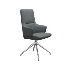 Stressless Mint High Back Dining Chair with Arms and D350 Legs in Fabric Stressless Mint High Back Dining Chair with Arms and D350 Legs in Fabric