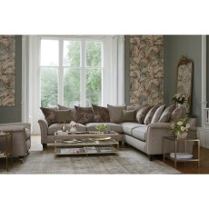 Devonshire Large 2 Seater Sofa Formal Back Inc 2 x Scatters in Fabric