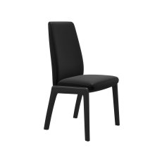 Stressless Vanilla High Back Dining Chair with D100 Legs in Leather Stressless Vanilla High Back Dining Chair with D100 Legs in Leather