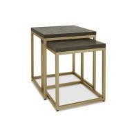 Athena Fumed Oak Nest of Tables Athena Fumed Oak Nest of Tables