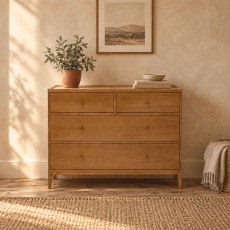 Ercol Salina 4 Drawer Wide Chest