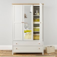Atlanta Two Tone Triple Wardrobe