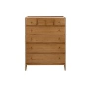 Ercol Salina 8 Drawer Tall Chest Ercol Salina 8 Drawer Tall Chest