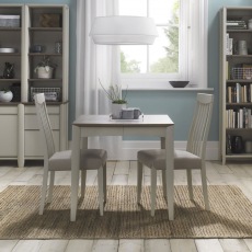 Bergen Grey Washed Oak & Soft Grey 2-4 Extension Table Bergen Grey Washed Oak & Soft Grey 2-4 Extension Table