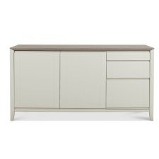 Bergen Grey Washed Oak & Soft Grey Wide Sideboard