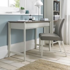 Bergen Grey Washed Oak & Soft Grey Desk Bergen Grey Washed Oak & Soft Grey Desk