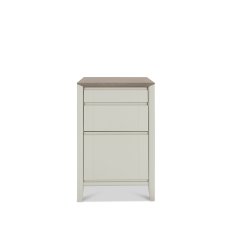 Bergen Grey Washed Oak & Soft Grey Filing Cabinet Bergen Grey Washed Oak & Soft Grey Filing Cabinet