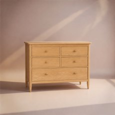 Ercol Teramo 5 Drawer Wide Chest