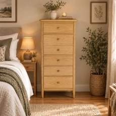 Ercol Teramo 6 Drawer Tall Chest