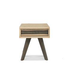 Cadell Aged Oak Lamp Table with Drawer