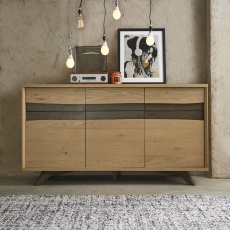 Cadell Aged Oak Wide Sideboard